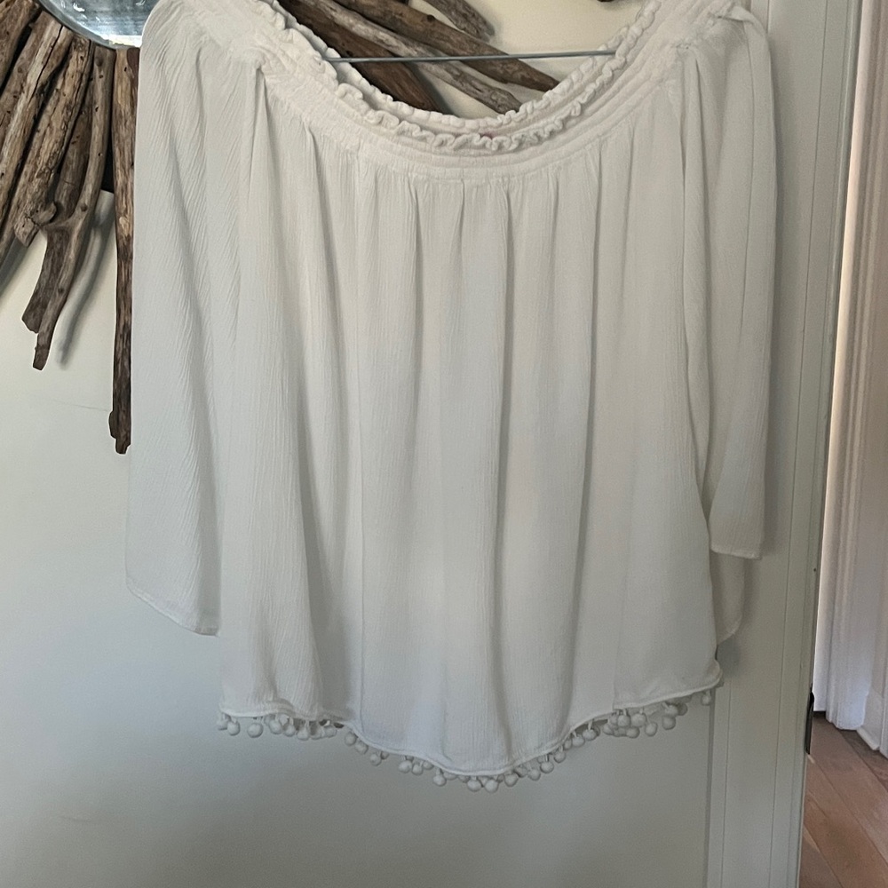 Elegant White Women's Top